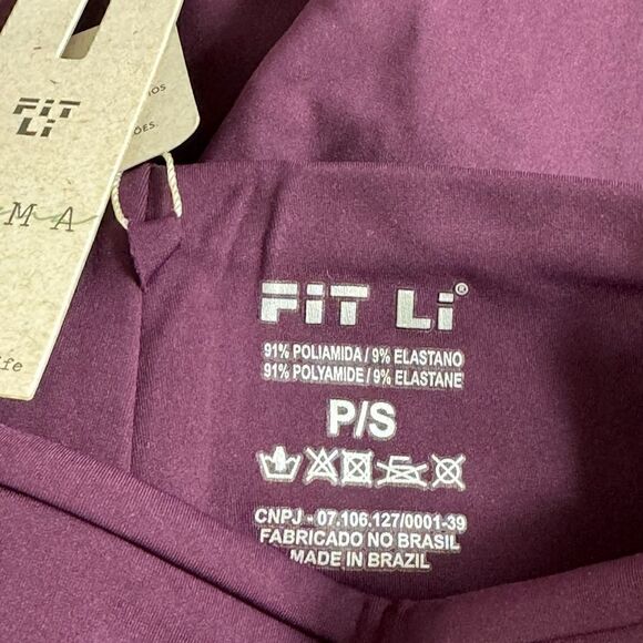 Fit li Alma Joggers leggings womens Sz Petite Small Moda Fitness pull on Brazil - Picture 5 of 9